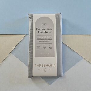 Threshold Performance Flat Sheet - Light Gray
